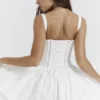 Mini-robe corset Pietra blanche