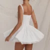 Mini-robe corset Pietra blanche