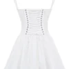 Mini-robe corset Pietra blanche