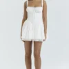 Mini-robe corset Pietra blanche