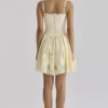 Mini-robe en coton brodé anglais « Chloe Lemon »