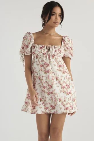 Mini-robe imprimée Princess Rose