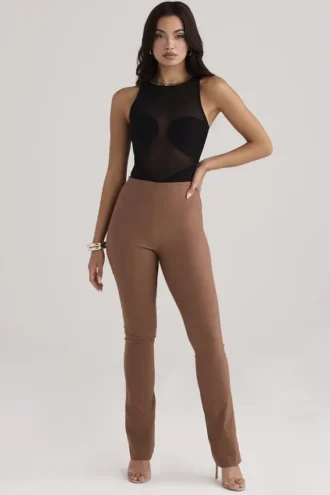 Pantalon taille haute Laurel Toast