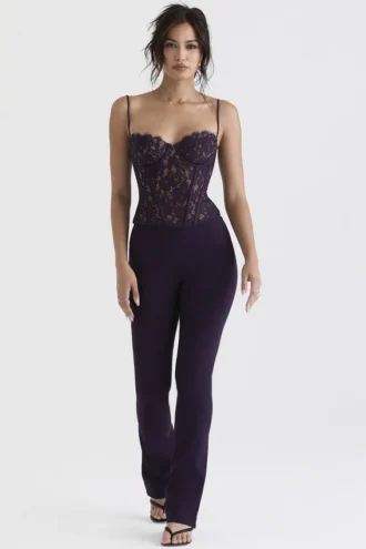 Pantalons taille haute Laurel Night Shade