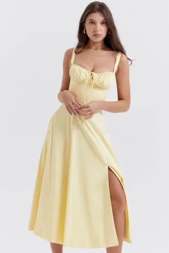 Robe bustier Carmen Buttercup Robes d&rsquo;Été