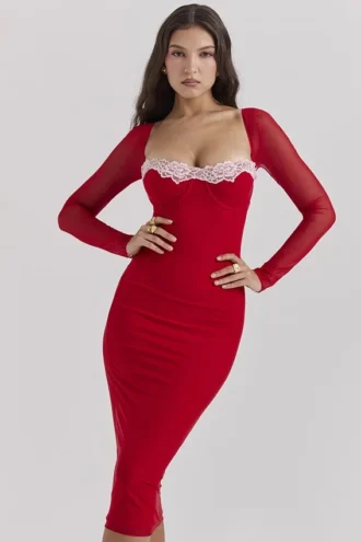 Robe corset Seraphina Scarlet
