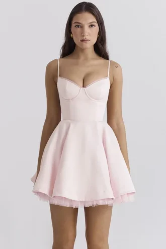 Robe en tulle rose ballerine Minimoiselle