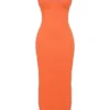 Robe longue Aiza Flame Orange