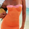 Robe longue Aiza Flame Orange