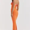 Robe longue Aiza Flame Orange