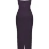 Robe longue corsetée « Charmaine » Night Shade