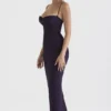 Robe longue corsetée « Charmaine » Night Shade