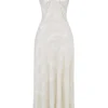 Robe longue à dos en dentelle florale crème Seren Vintage