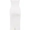 Robe longue en maille blanche Myla