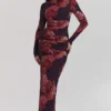Robe longue à fleurs romantique Lanetta