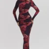 Robe longue à fleurs romantique Lanetta