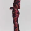 Robe longue à fleurs romantique Lanetta