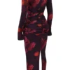 Robe longue à fleurs romantique Lanetta