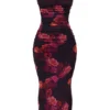 Robe longue à fleurs romantique Nalini